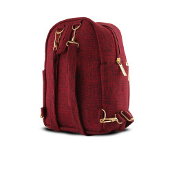 Classics Heritage Canvas Espadrille Pumps Bag For Kids - Vintage Red