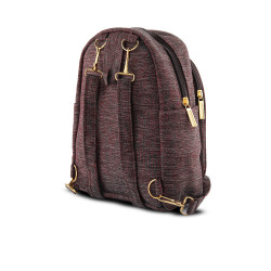 Classics Heritage Canvas Espadrille Pumps Bag For Kids - Vintage Mix Red