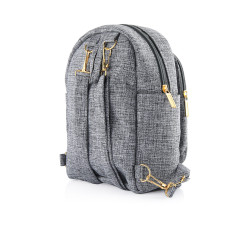 Classics Heritage Canvas Espadrille Pumps Bag For Kids - Vintage Gray