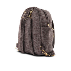 Classics Heritage Canvas Espadrille Pumps Bag For Kids - Vintage Dark Brown