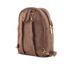 Classics Heritage Canvas Espadrille Pumps Bag For Kids - Vintage Brown