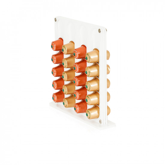 Acrylic Nespresso Capsule Stand - White Acrylic Nespresso Capsule Stand - White