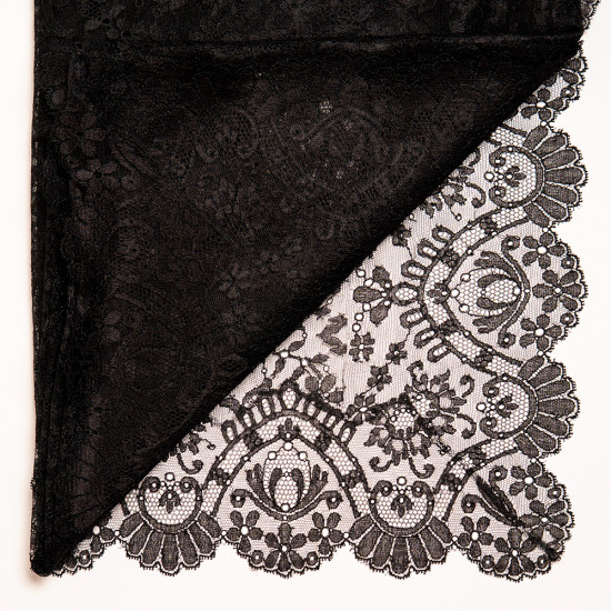 Women's Scarf - Black - 1124 Women's Scarf - Black - 1124