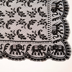 Women's Scarf - Black - 905
