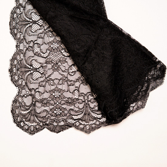 Women's Scarf - Black - 404 Women's Scarf - Black - 404