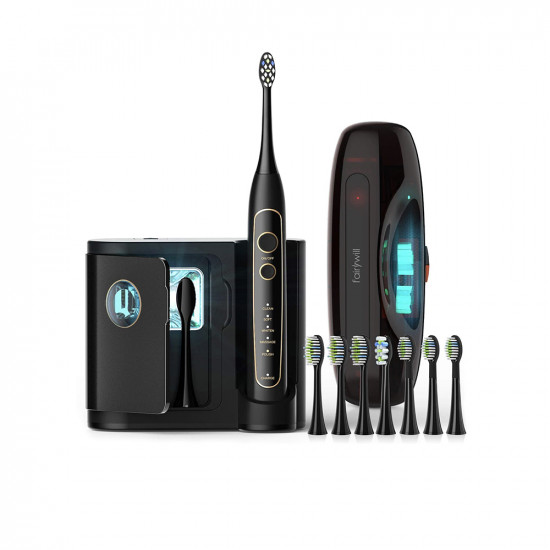 2056 Wireless Charging Ultrasonic Electric Toothbrush With UV Sanitizing Case 2056 Wireless Charging Ultrasonic Electric Toothbrush With UV Sanitizing Case