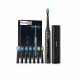 Sonic Electric Toothbrush With 8 Replacement Heads - Black - FW-507 Sonic Electric Toothbrush With 8 Replacement Heads - Black - FW-507