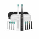 Set Of 2 Electric Toothbrush With Rechargeable Travel Cases - Black And White - FW-507 Set Of 2 Electric Toothbrush With Rechargeable Travel Cases - Black And White - FW-507