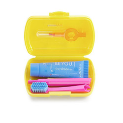 Travel Set - Be You Toothpaste 10 ml And Toothbrush - Yellow