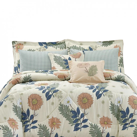 Badrah Comforter Set 8 Pcs - 260 X 240 - N 42 Badrah Comforter Set 8 Pcs - 260 X 240 - N 42