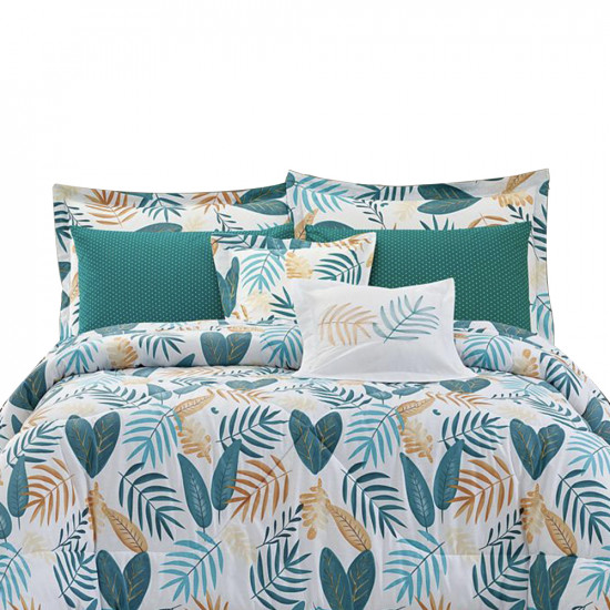 Badrah Comforter Set 8 Pcs - 260 X 240 - N 43 Badrah Comforter Set 8 Pcs - 260 X 240 - N 43
