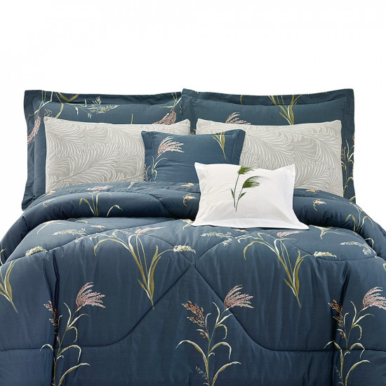 Badrah Comforter Set 8 Pcs - 260 X 240 - N 47 Badrah Comforter Set 8 Pcs - 260 X 240 - N 47
