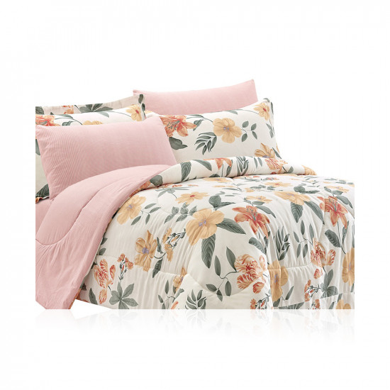 Comforter Set 6 Pcs - 260 X 240 - N 235 Comforter Set 6 Pcs - 260 X 240 - N 235