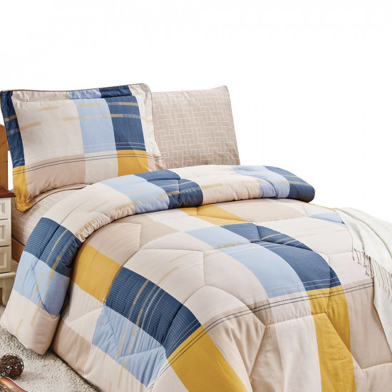 Scada Comforter Set 4 Pcs - 170 X 230 - N 21024 Scada Comforter Set 4 Pcs - 170 X 230 - N 21024