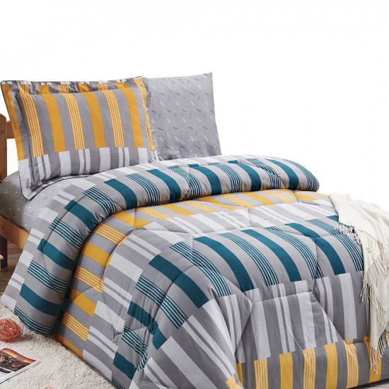Scada Comforter Set 4 Pcs - 170 X 230 - N 21025 Scada Comforter Set 4 Pcs - 170 X 230 - N 21025