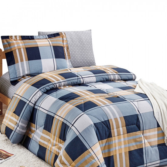 Scada Comforter Set 4 Pcs - 170 X 230 - N 21026 Scada Comforter Set 4 Pcs - 170 X 230 - N 21026