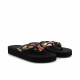 Beach Slipper with a thick platform - Black - Size 37
