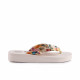 Beach Slipper with a thick platform - White - Size 37