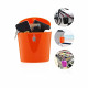 Portable Safe And Phone Wallet with Safe Lock - Orange