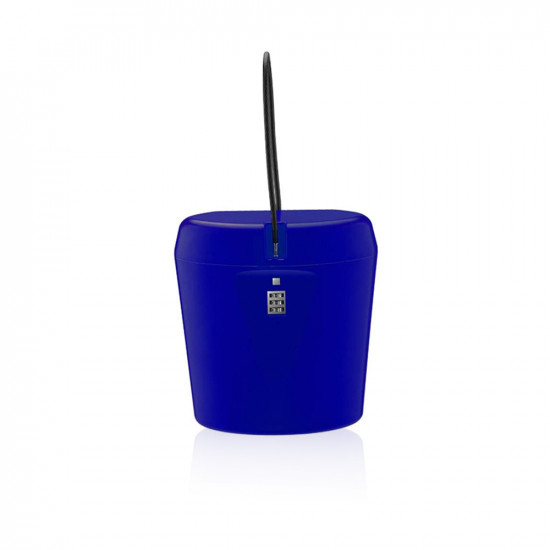 Portable Safe And Phone Wallet with Safe Lock - Blue