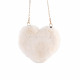 Hand Bag Heart Style - White
