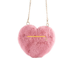 Hand Bag Heart Style - Pink