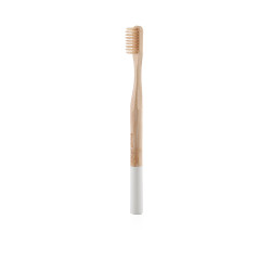 Natural Bamboo Toothbrush For Adults - White 
