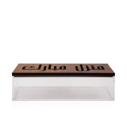 Acrylic Money Box - Manzel Mubark