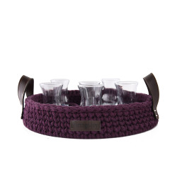 Tea Tray Set - Purple