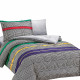 4 Pcs Oscar Comforter Set - Queen size 230 * 170 - N 21-307