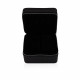 Travel Leather Storage Box for 2 Watches - Black