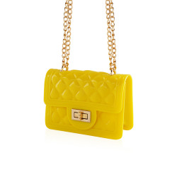 Mini Jelly Handbag - Yellow