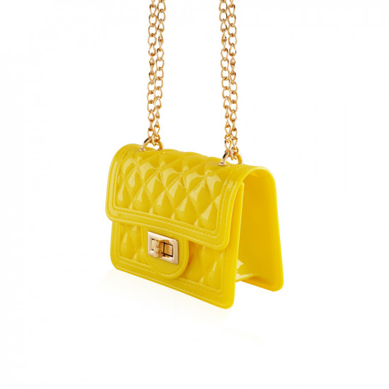 Mini Jelly Handbag - Yellow