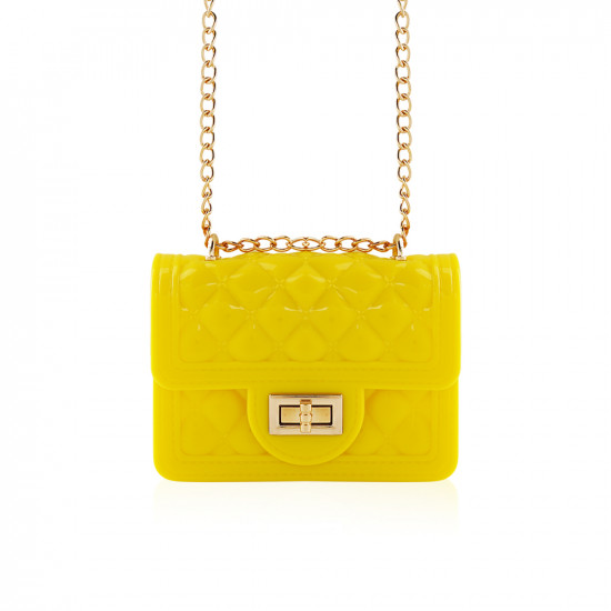 Mini Jelly Handbag - Yellow