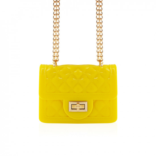 Mini Jelly Handbag - Yellow