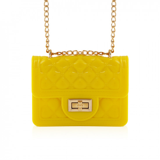 Mini Jelly Handbag - Yellow