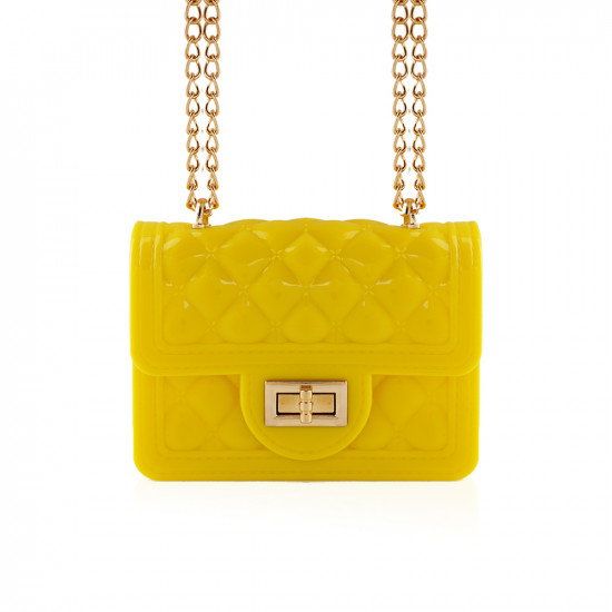Mini Jelly Handbag - Yellow