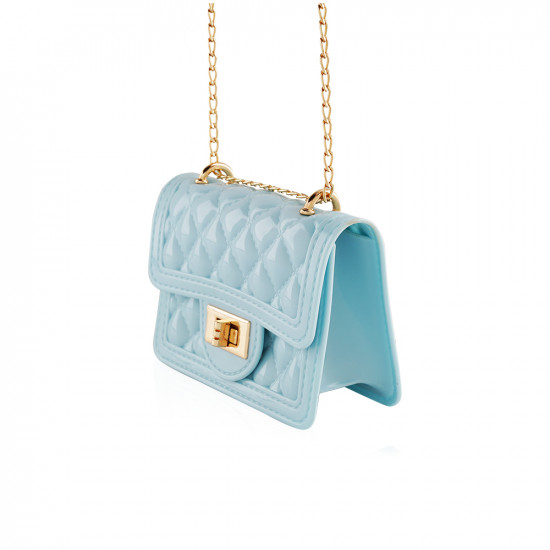 Mini Jelly Handbag - Light Blue
