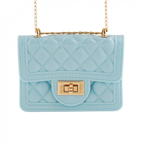 Mini Jelly Handbag - Light Blue