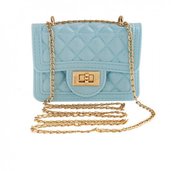 Mini Jelly Handbag - Light Blue