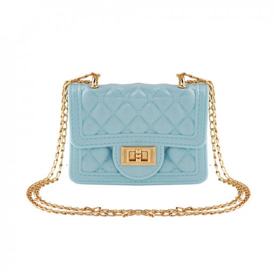 Mini Jelly Handbag - Light Blue