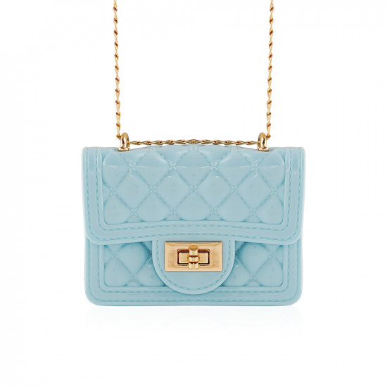 Mini Jelly Handbag - Light Blue