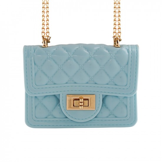 Mini Jelly Handbag - Light Blue