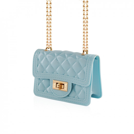 Mini Jelly Handbag - Light Blue