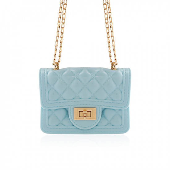 Mini Jelly Handbag - Light Blue