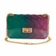 Transparent Pvc Neon Handbag - Green & Pink
