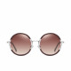 Tokyo Polarized Sunglasses For Women - Silver & Brown - Size 58 To 138 Tokyo Polarized Sunglasses For Women - Silver & Brown - Size 58 To 138