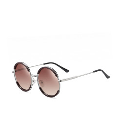Tokyo Polarized Sunglasses For Women - Silver & Brown - Size 58 To 138