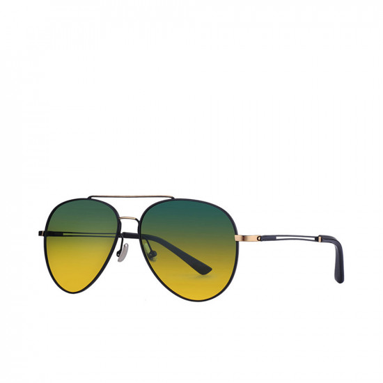 Vard Polarized Sunglasses Unisex - Yellow / Green - Size 61 To 141 Vard Polarized Sunglasses Unisex - Yellow / Green - Size 61 To 141
