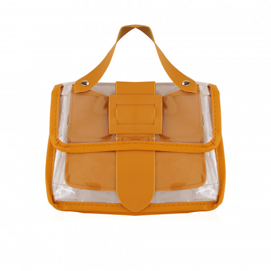 Transparent Jelly HandBag - Yellow